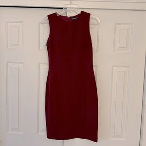 Burgundy red body con dress...perfect for Valentine's day!